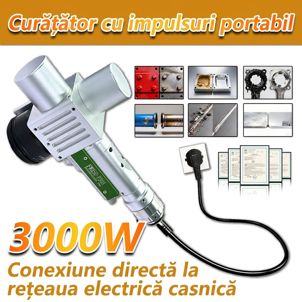 Mașină de îndepărtare a ruginii prin pulsații